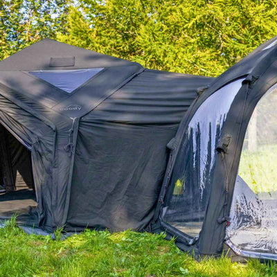 RBM Outdoors Coody Connector Aurora Dome-to-Tent(17.2, 13.6, Hub, 10)- Black