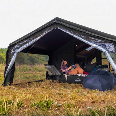 RBM Outdoors Coody AirTarp Black - Inflatable Canopy for Tent 17.2, 13.6, Hub, 10.0