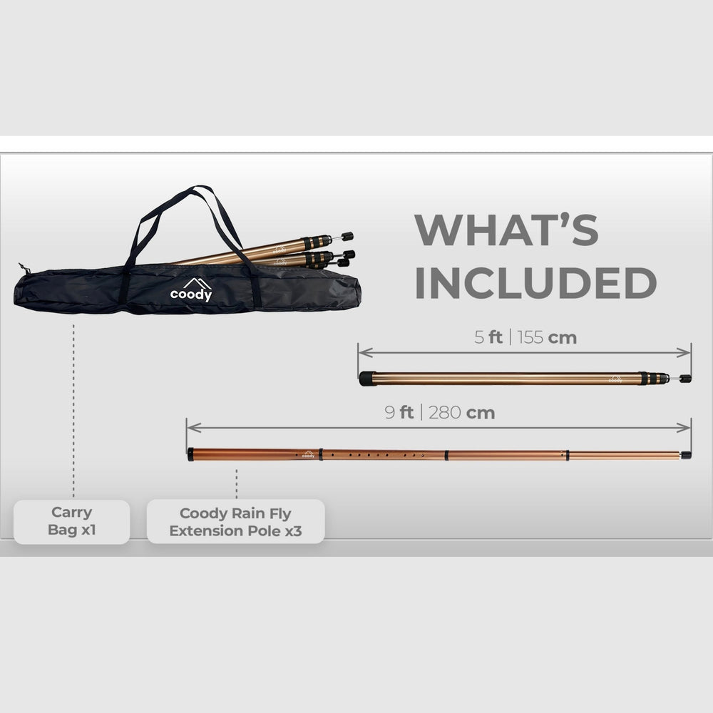 RBM Outdoors Coody pole tent