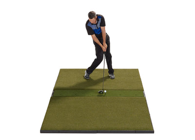 Fiberbuilt Grass Series Studio Golf Mat - Center Hitting - 9'X6'