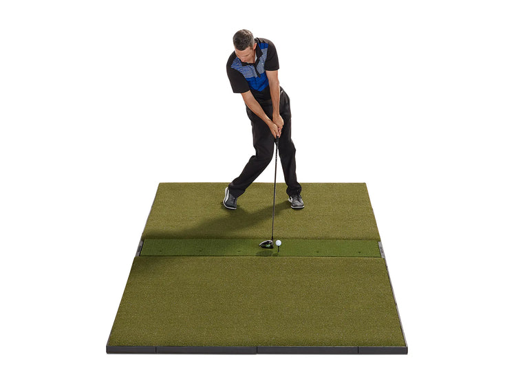 Fiberbuilt Grass Series Studio Golf Mat - Center Hitting - 9'X6'
