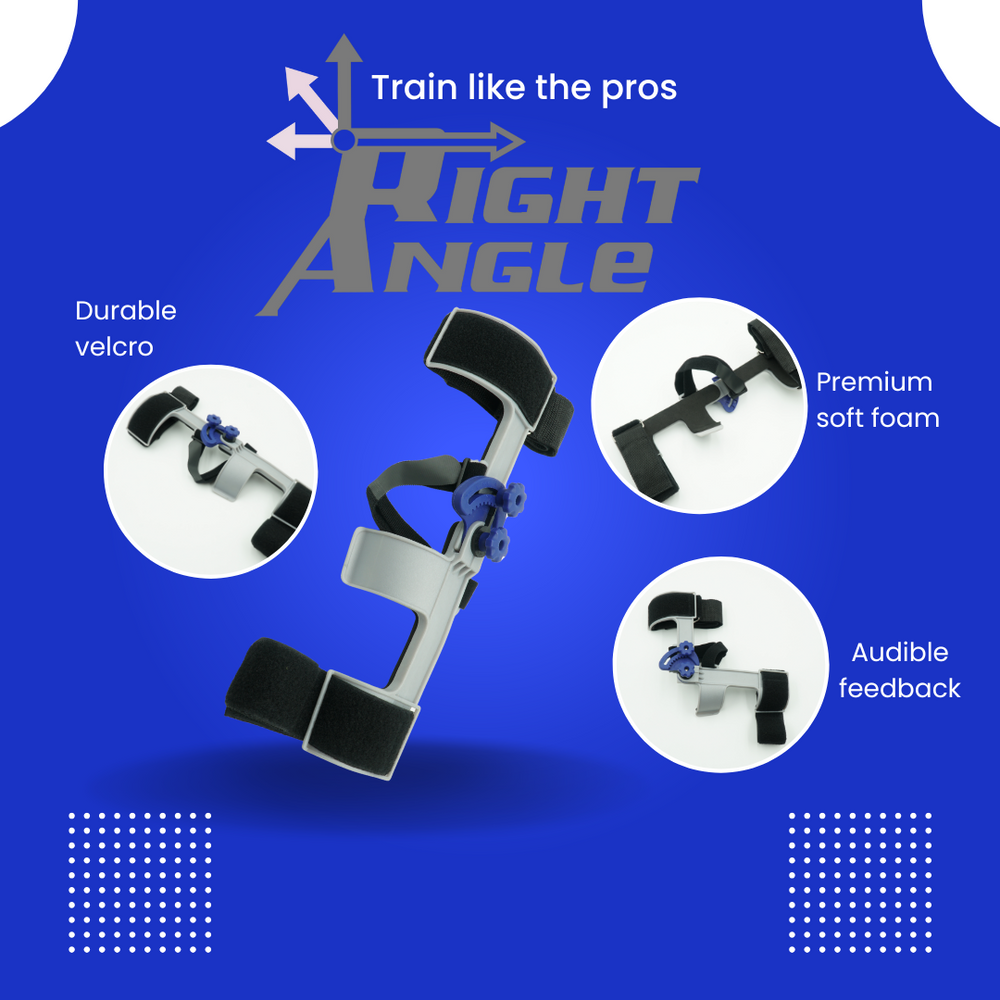 Right Angle V2 Golf Swing Elbow Brace – Backswing Trainer for Trail Arm Position