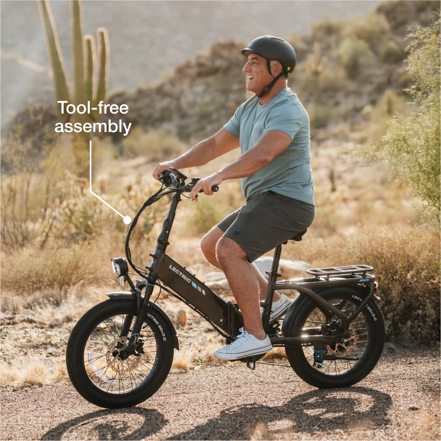 Lectric XP4 750 Step-Thru Tempest Grey eBike