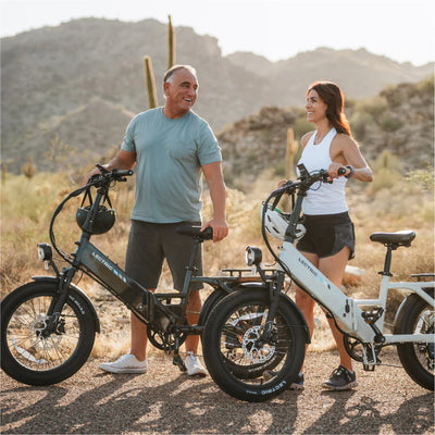 Lectric XP4 750 Step-Thru Tempest Grey eBike