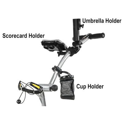 BATCADDY X4 Sport Lithium Electric Golf Push Cart