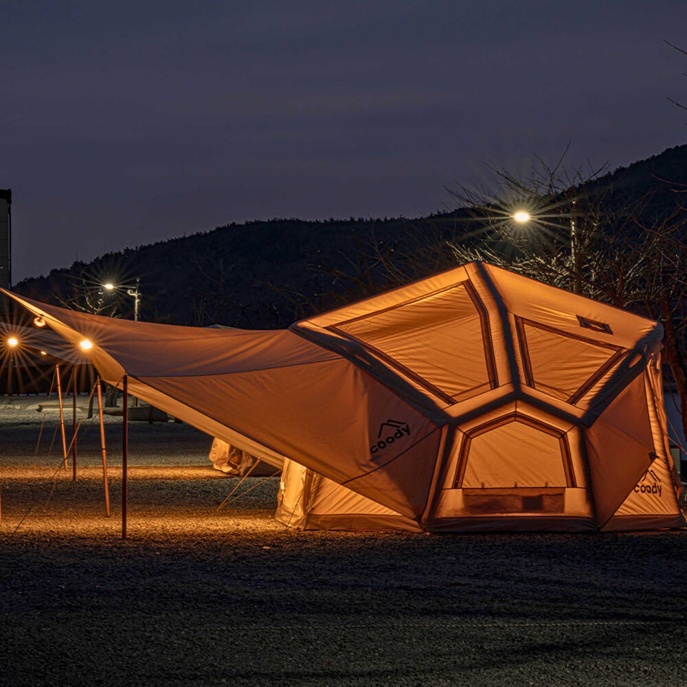 Coody | RBM Bestona Inflatable Tent for 2-4 Person (Beige)