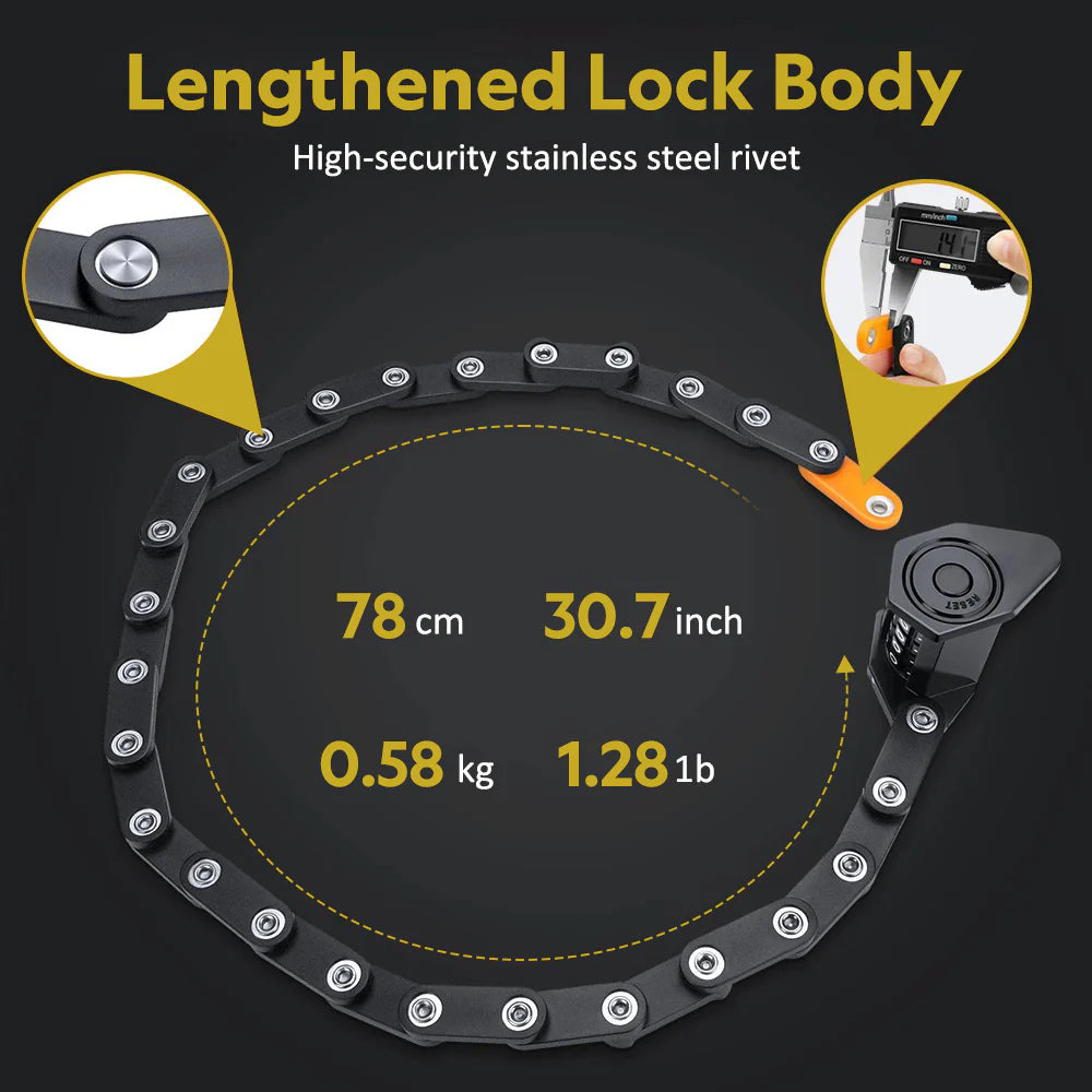 Birch Bicycle Code Folding Lock