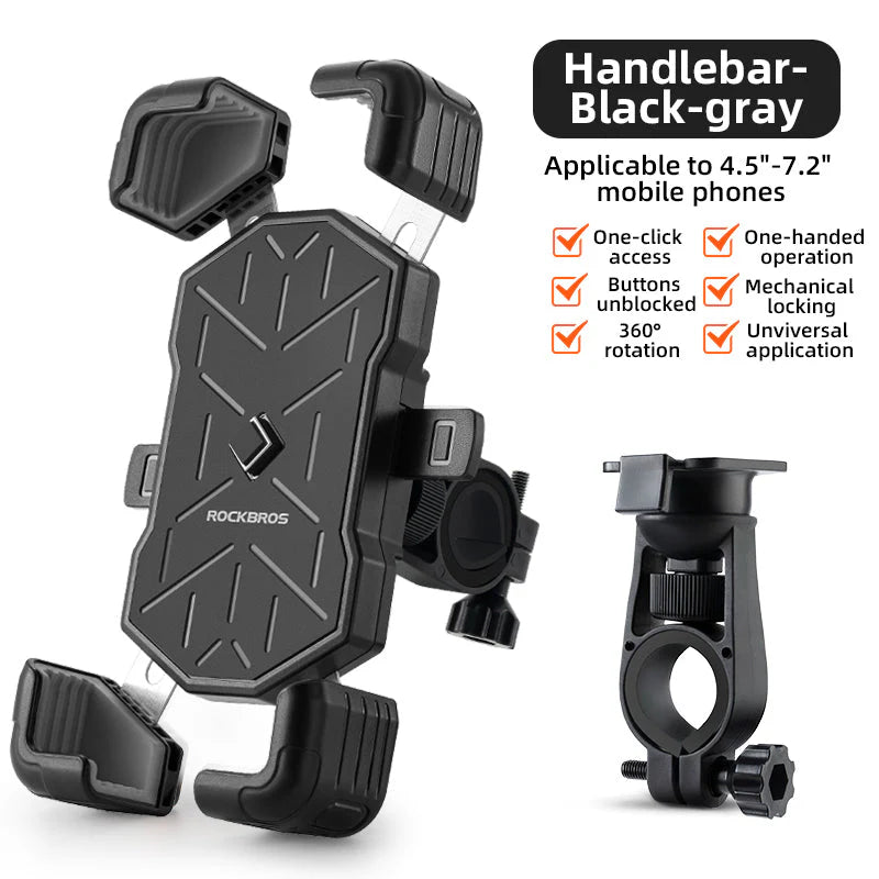 Birch ROCKBROS HW-117 Bike Phone Mount 1s Lock Bike