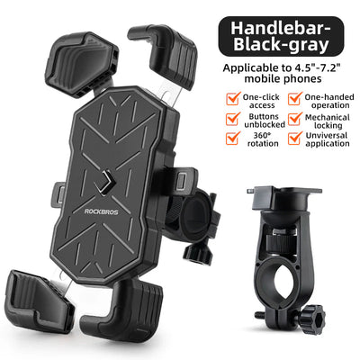 Birch ROCKBROS HW-117 Bike Phone Mount 1s Lock Bike