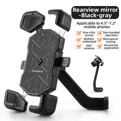 Birch ROCKBROS HW-117 Bike Phone Mount 1s Lock Bike