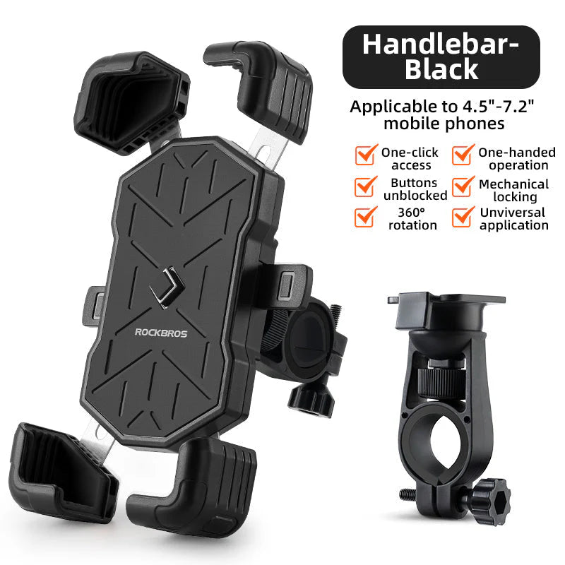 Birch ROCKBROS HW-117 Bike Phone Mount 1s Lock Bike