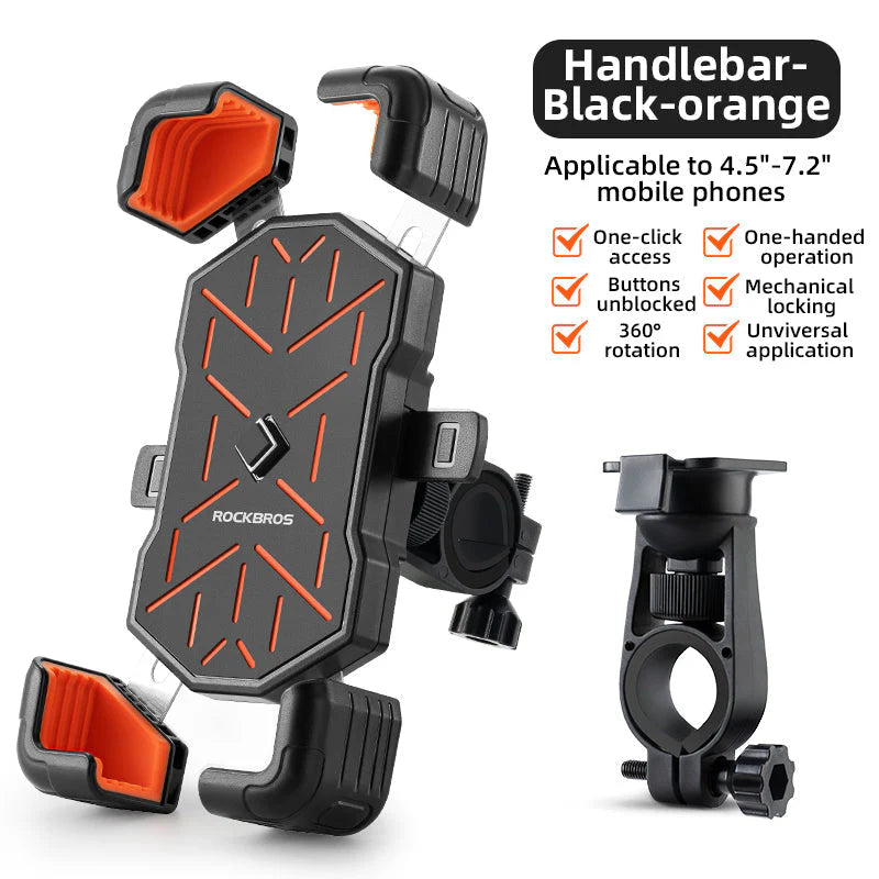 Birch ROCKBROS HW-117 Bike Phone Mount 1s Lock Bike