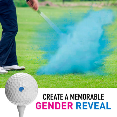 Kid Caddie Golf Gender Reveal Golf Balls