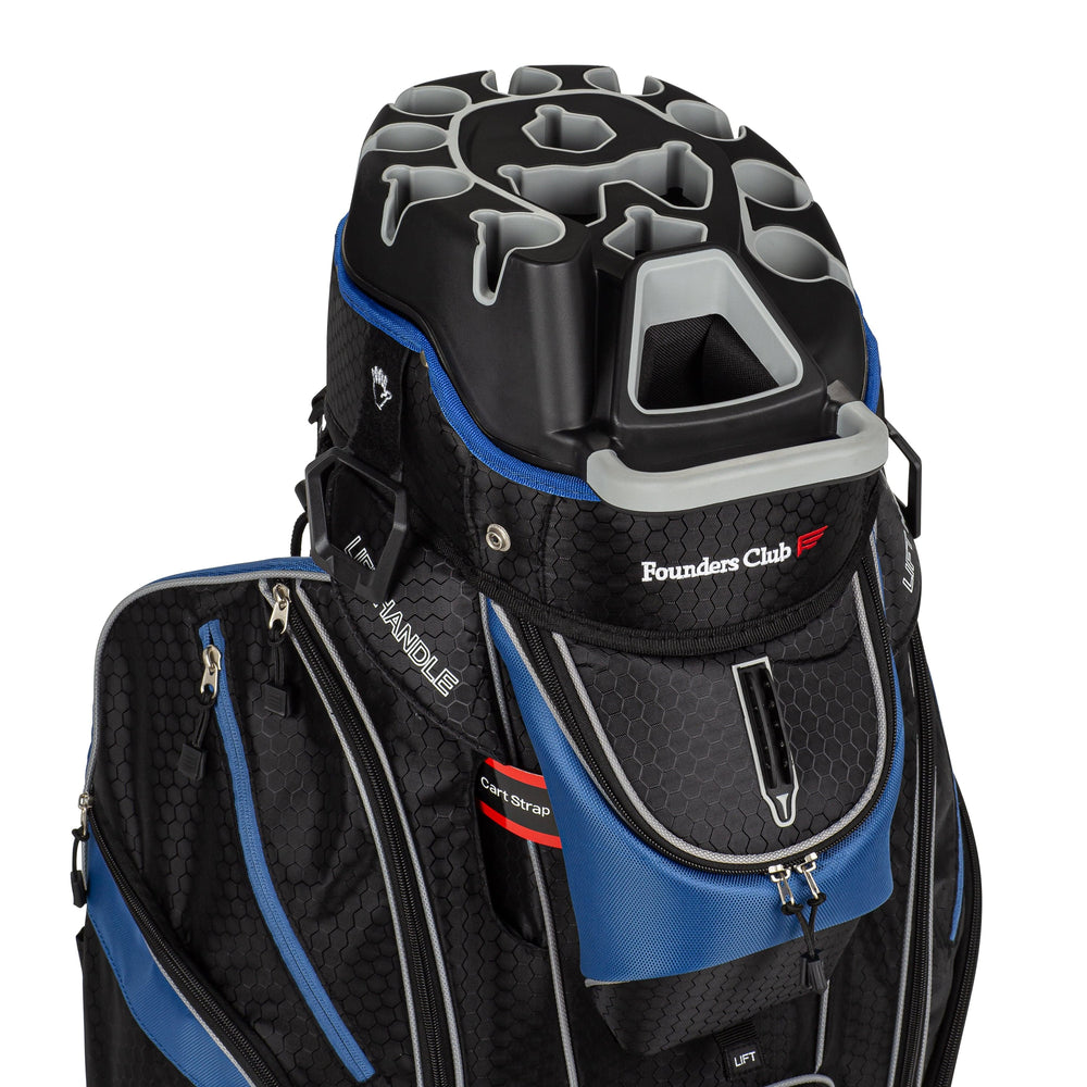 Founders Club 3rd Generation Premium Organizer 14 Way Golf Cart Bag - Blue