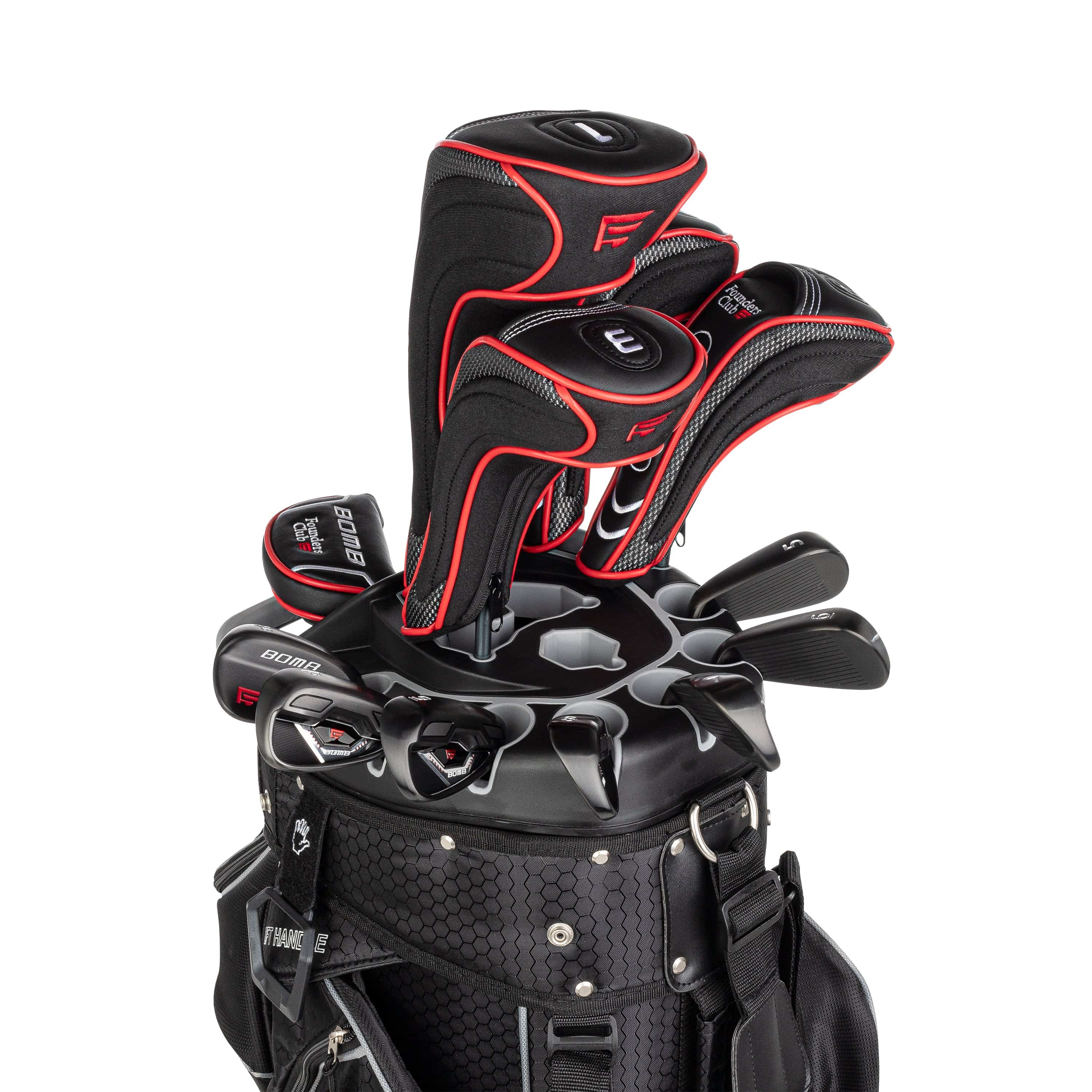 Founders Club Premium Cart Bag with 14 Way retailer Organizer Divider Top