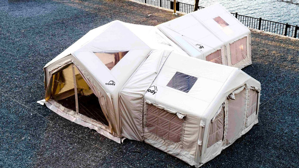 Coody | RBM Hub Inflatable Tent for 2-6 Person (Beige)
