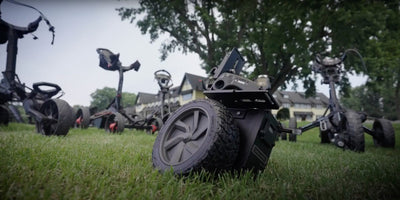 Caddie Wheel + Bag Boy Quad XL Push Cart Bundle