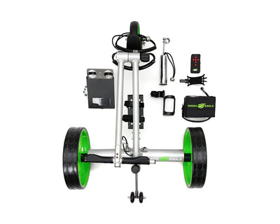 Green Eagle Golf NEOS Electric Remote Golf Push Cart