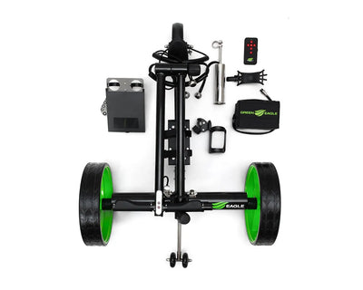 Green Eagle Golf NEOS Electric Remote Golf Push Cart