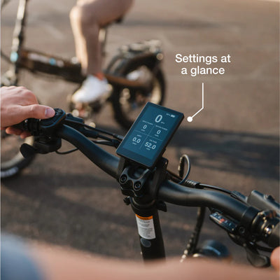 Lectric XP4 750 Step-Thru Raindrop Blue eBike