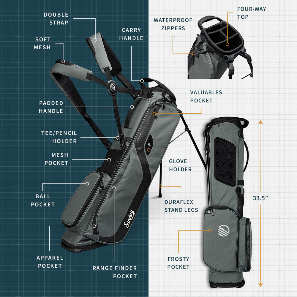 El Camino | Ron Burgundy Walking Golf Bag