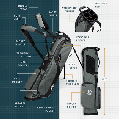 El Camino | Ron Burgundy Walking Golf Bag