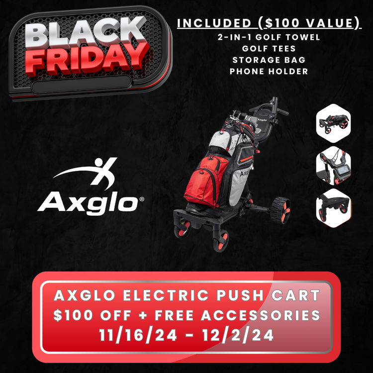 Axglo E5 Follow Me Electric Golf Push Cart