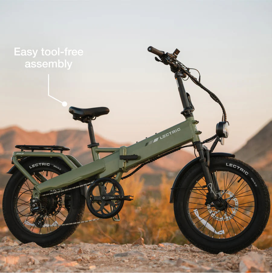 Lectric XP4 750 Pine Green eBike – Big Horn Golfer Lectric XP4 750 Pine Green eBike – Big Horn Golfer