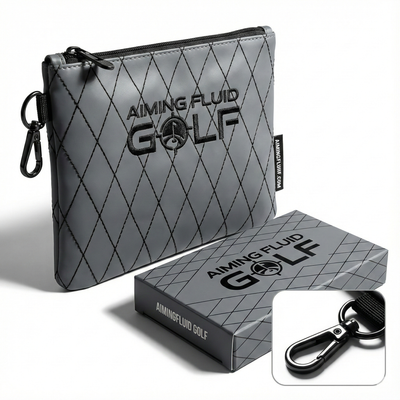 Aiming Fluid Golf - Leather Golf Utility Pouch – Premium Leather