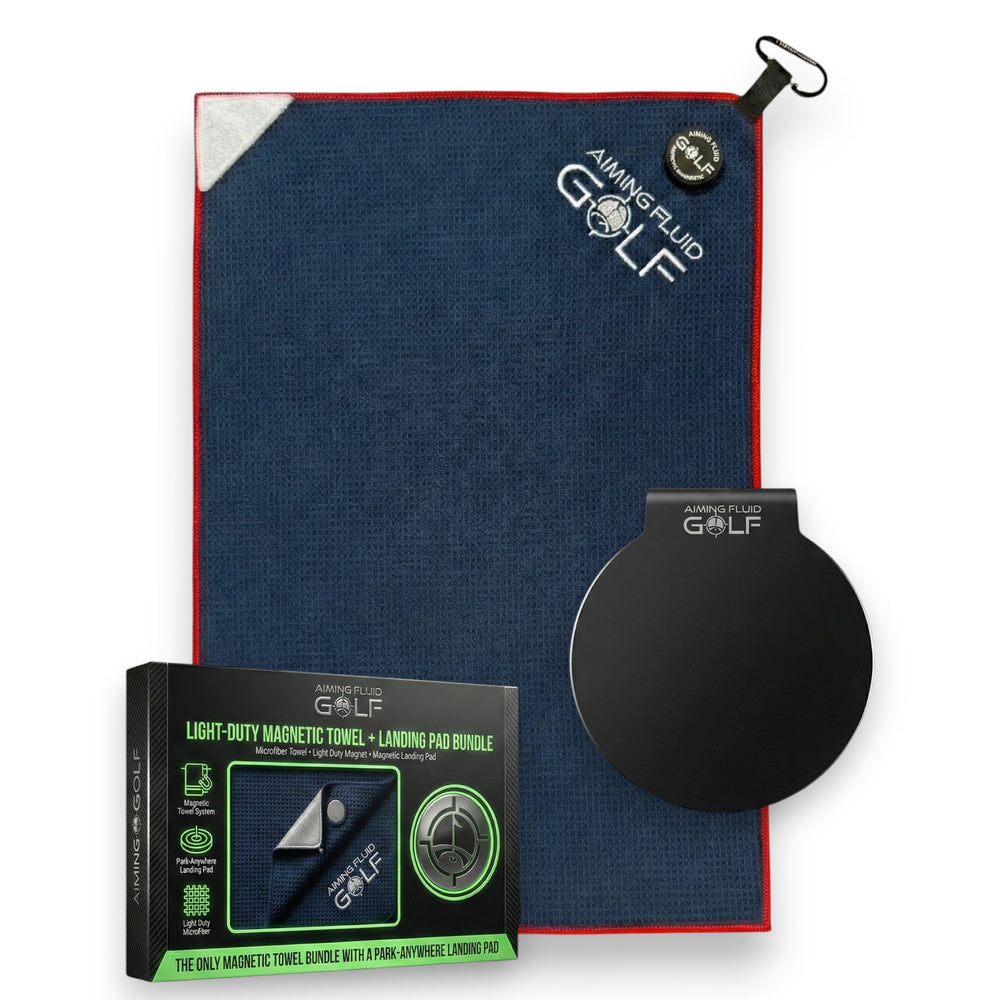 Aiming Fluid Golf - Light Duty Magnetic Towel + Landing Pad System