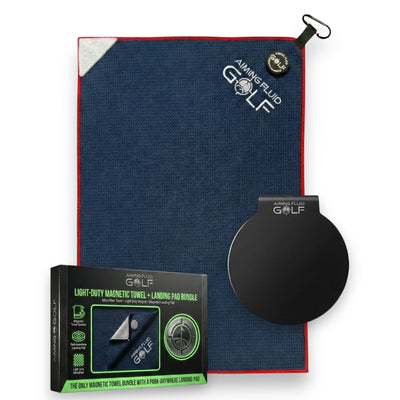 Aiming Fluid Golf - Light Duty Magnetic Towel + Landing Pad System