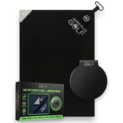 Aiming Fluid Golf - Light Duty Magnetic Towel + Landing Pad System