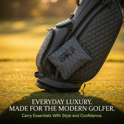 Aiming Fluid Golf - Leather Golf Utility Pouch – Premium Leather