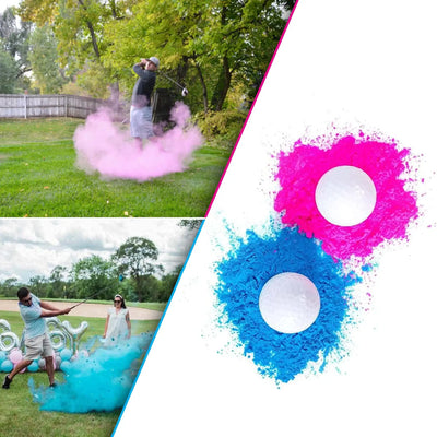 Kid Caddie Golf Gender Reveal Golf Balls