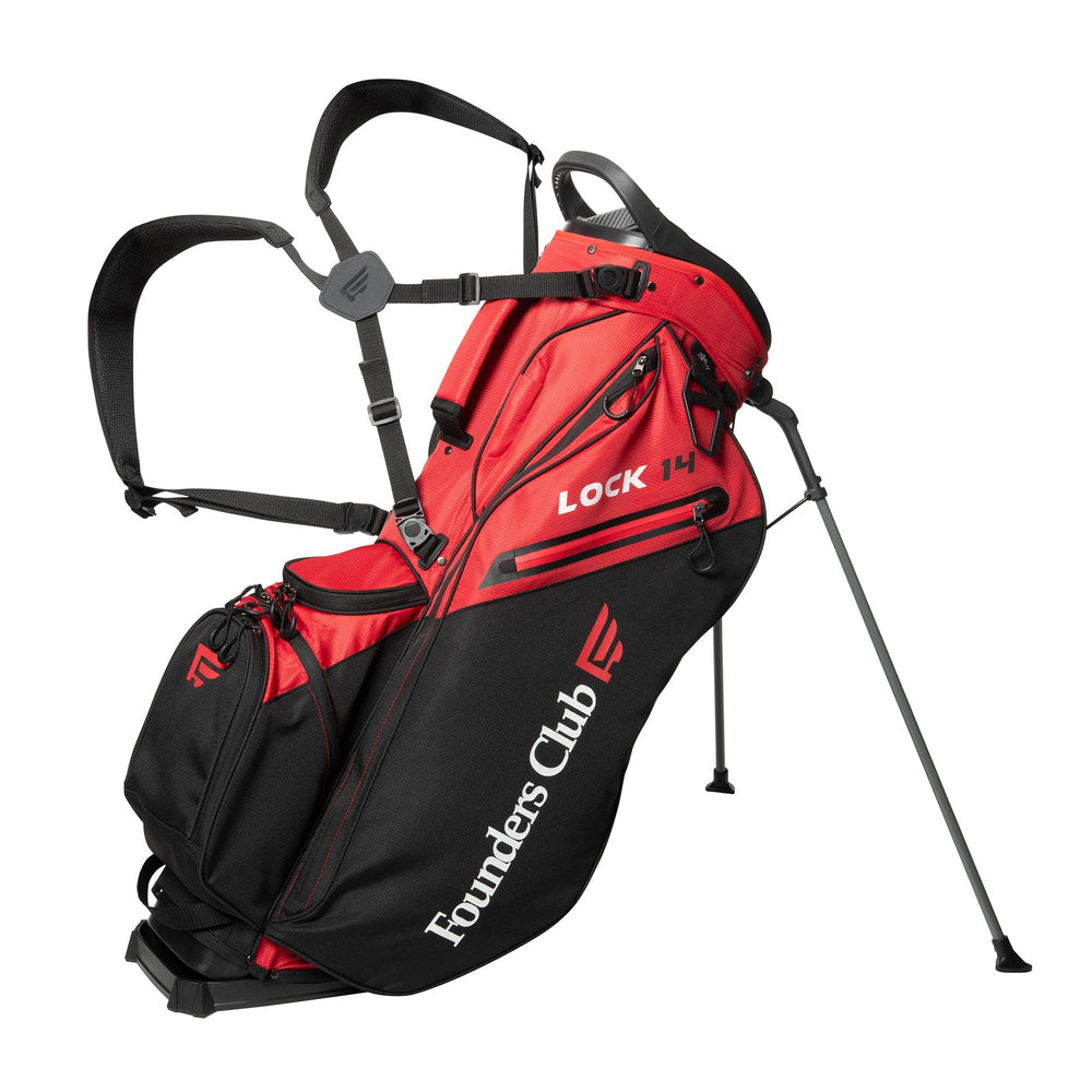 Founders Club Golf Lock 14 Stand Bag with Shaft Lock Top