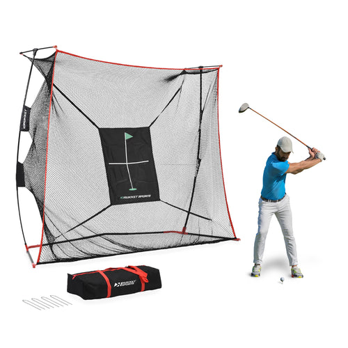 Rukket Sports Haack Pro Golf Net with SPDR Steel Netting (9'x7')