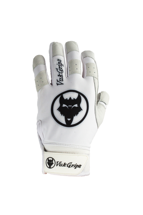 VukGripz - Howler White Batting Gloves
