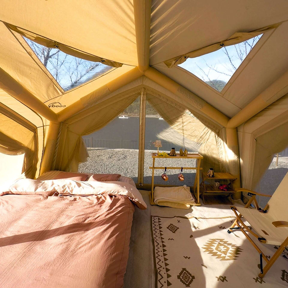 Coody | RBM Hub Inflatable Tent for 2-6 Person (Beige)