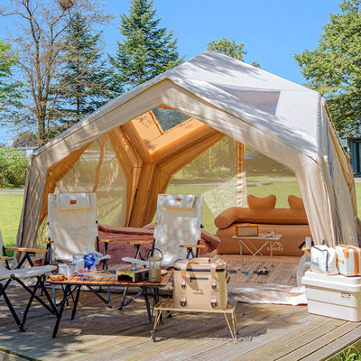 Coody | RBM Hub Inflatable Tent for 2-6 Person (Beige)
