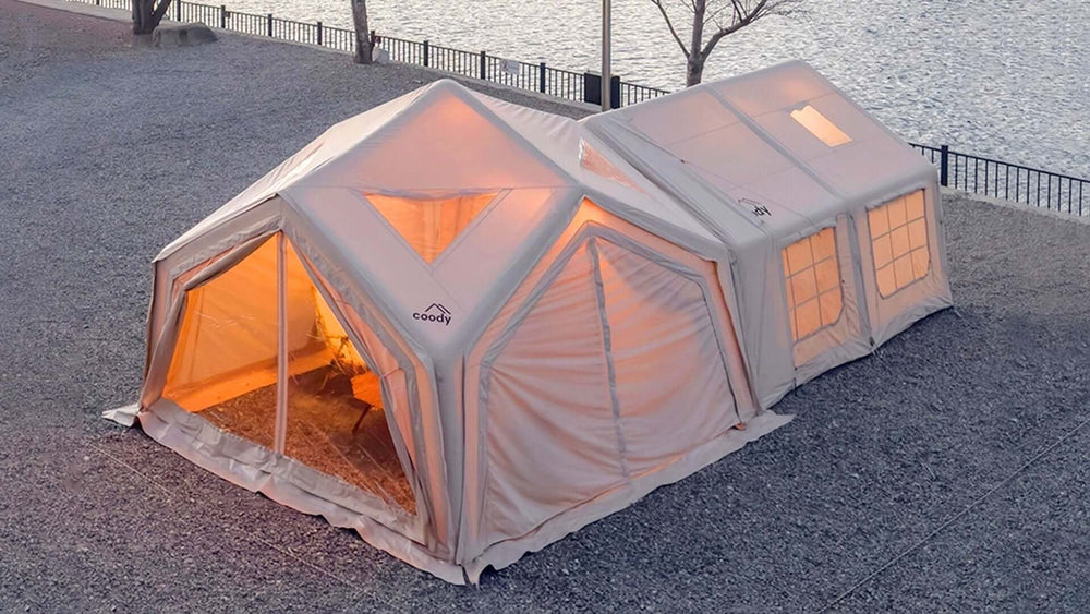 Coody | RBM Hub Inflatable Tent for 2-6 Person (Beige)