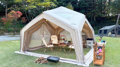 Coody | RBM Hub Inflatable Tent for 2-6 Person (Beige)