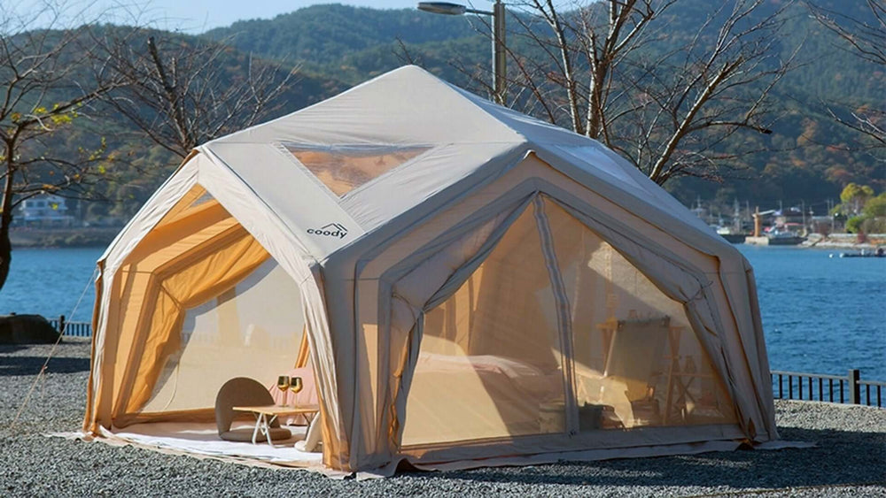 Coody | RBM Hub Inflatable Tent for 2-6 Person (Beige)