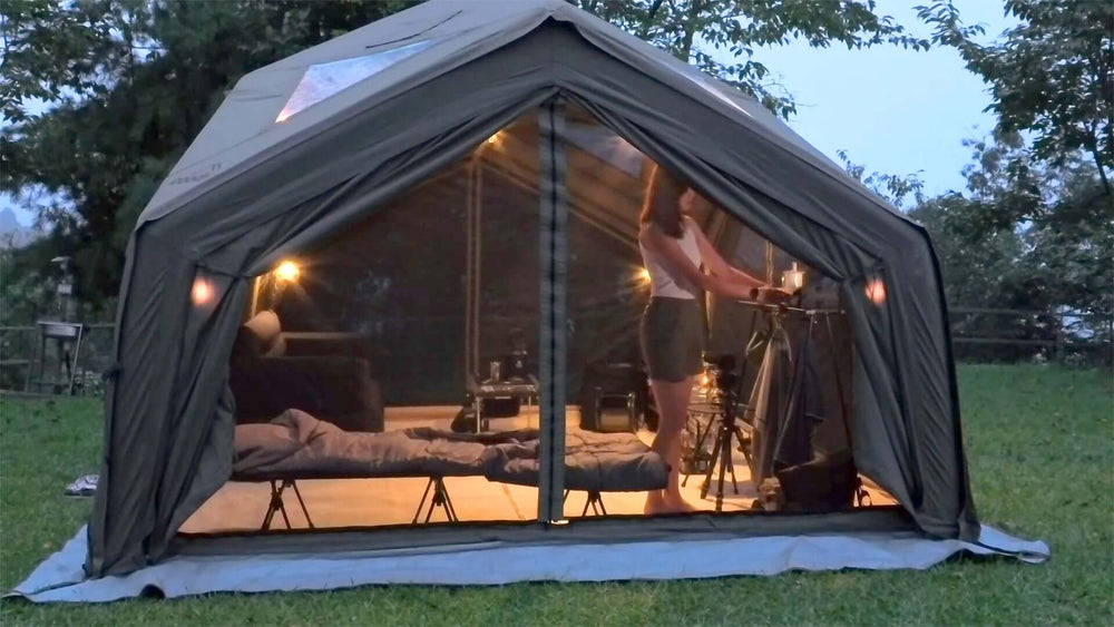 Coody | RBM Hub Inflatable Tent for 2-6 Person (Forest Green)