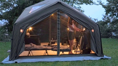 Coody | RBM Hub Inflatable Tent for 2-6 Person (Forest Green)