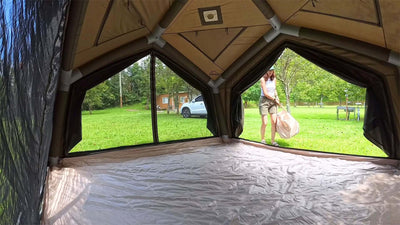 Coody | RBM Hub Inflatable Tent for 2-6 Person (Forest Green)