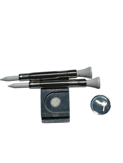 The Tee Clip Tether V.V – Patent Pending Belt & Waistband Golf Tee Holder