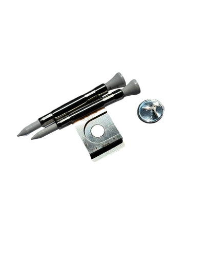 The Tee Clip Tether V.V – Patent Pending Belt & Waistband Golf Tee Holder