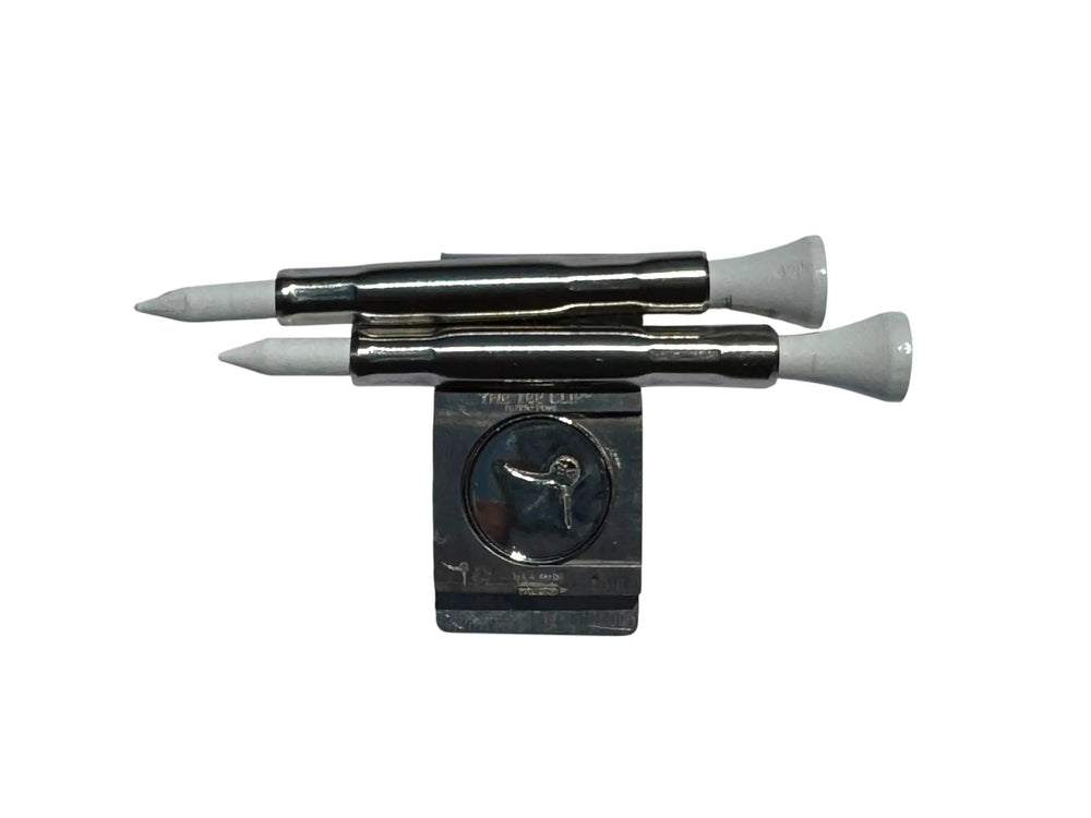 The Tee Clip Tether V.V – Patent Pending Belt & Waistband Golf Tee Holder