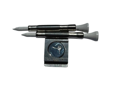 The Tee Clip Tether V.V – Patent Pending Belt & Waistband Golf Tee Holder