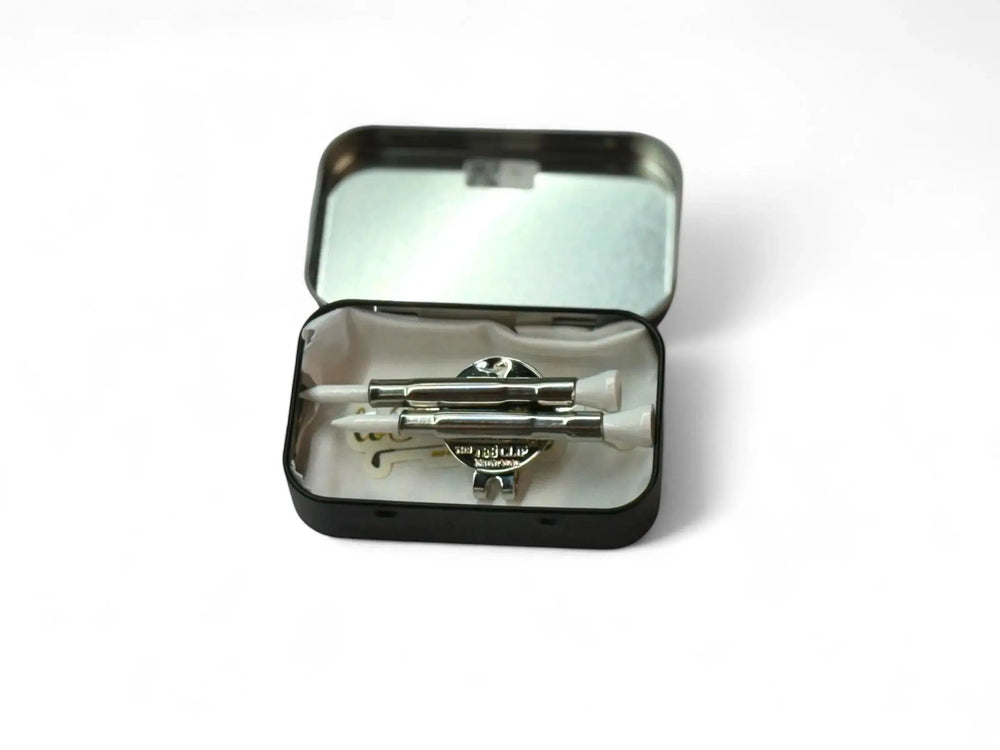 The Tee Clip: USA Made | Magnetic Golf Multi Tool - Golf Tee Holder, Ball Marker, Putting Alignment & Divot Repair